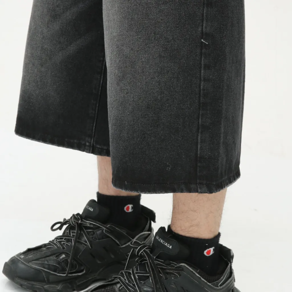 Retro Versatile Denim Shorts