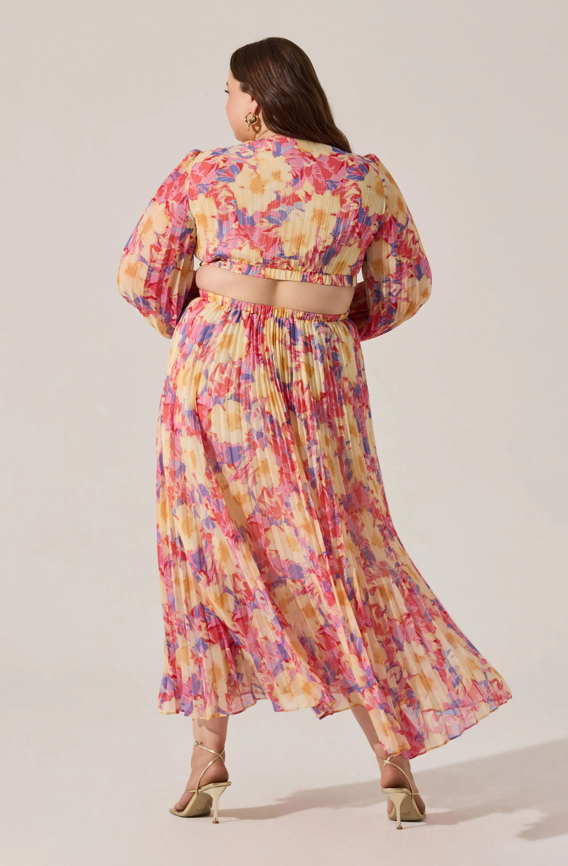 Revery Floral Long Sleeve Maxi Dress