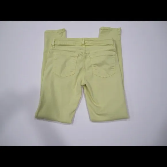 Rich &amp; Skinny Pale Yellow Skinny Jeans Sz 25