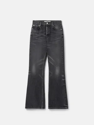 Rider Cut Jeans | Creased Black Wash