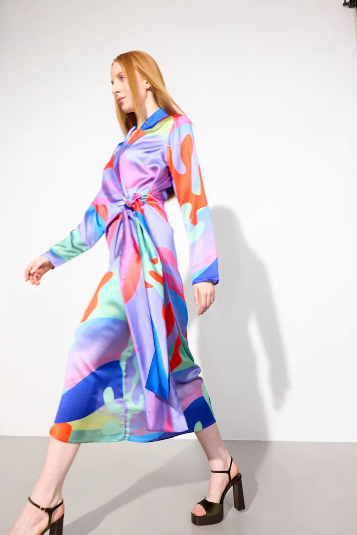 Rio Wrap Dress - Under the Sea Art Print