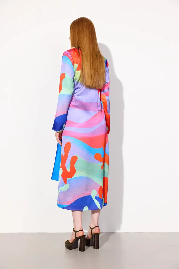 Rio Wrap Dress - Under the Sea Art Print