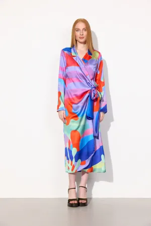 Rio Wrap Dress - Under the Sea Art Print