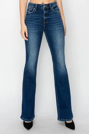 RISEN Dallia High Rise Ankle Relax Bootcut Jeans