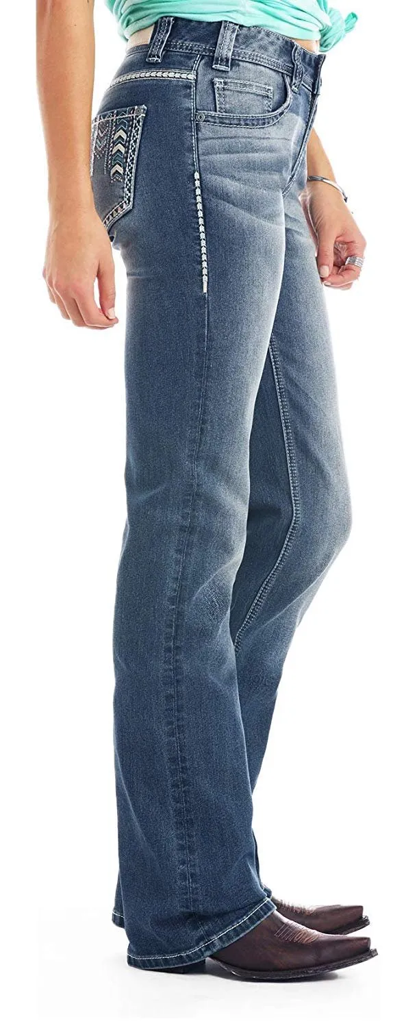 Rock & Roll Cowgirl Mid-Rise Bootcut Jean - W1-1032, 26x34