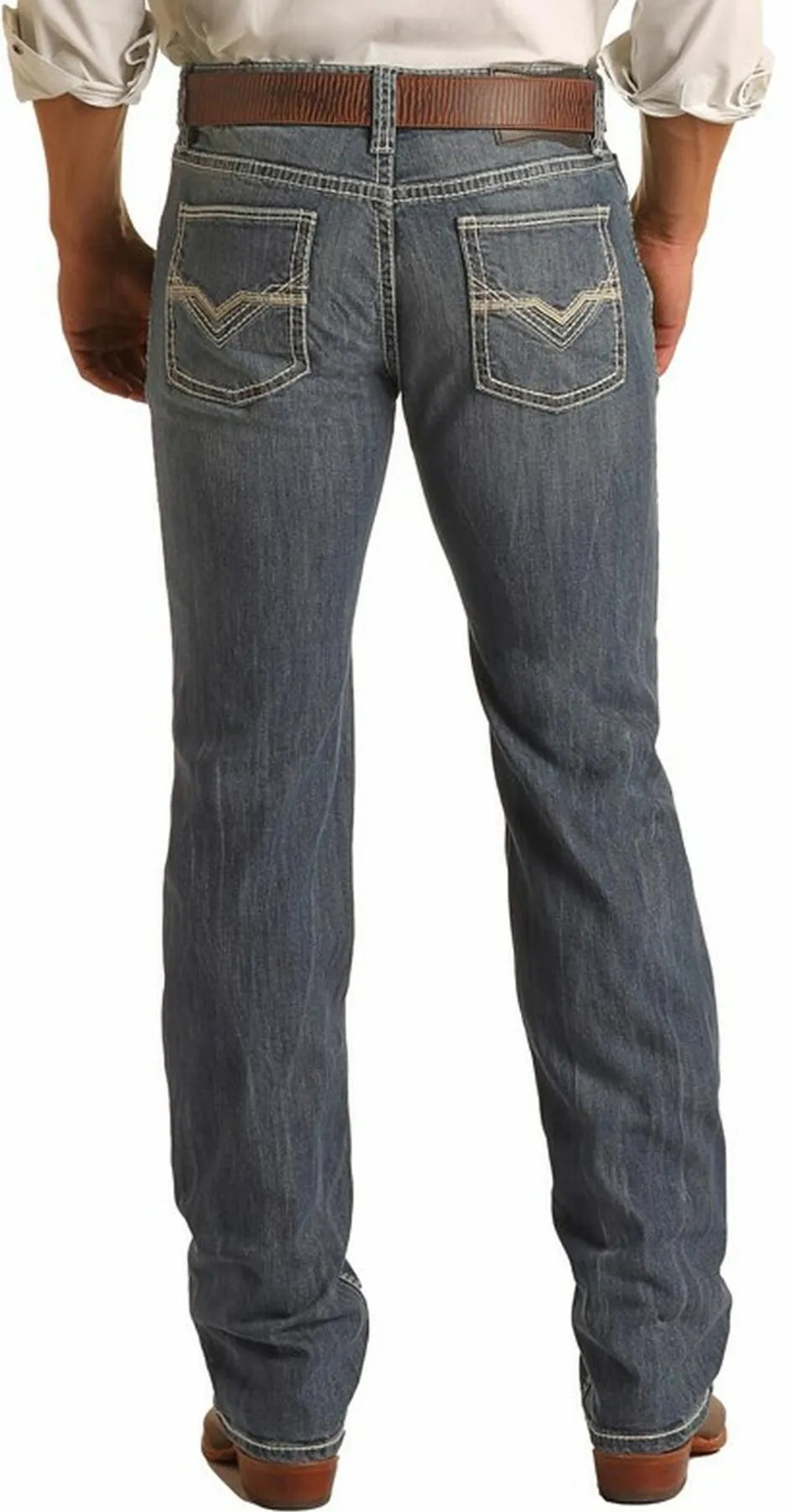 Rock & Roll Denim Pistol Regular Fit Bootcut Jeans (stretch)