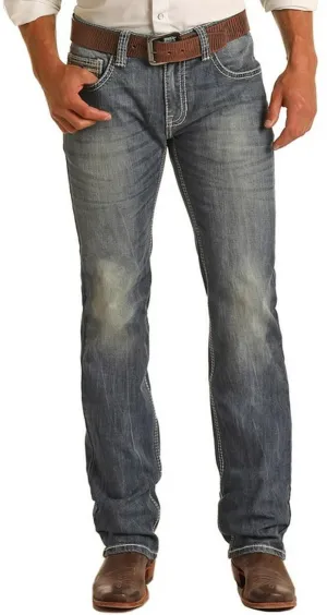 Rock & Roll Denim Pistol Regular Fit Bootcut Jeans (stretch)