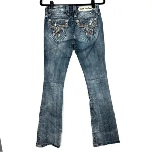 Rock Revival Women's Bootcut Blue Jeans W22