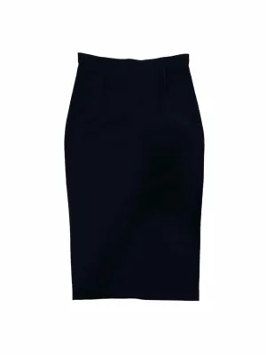 ROLAND MOURET Black Midi Skirt US8