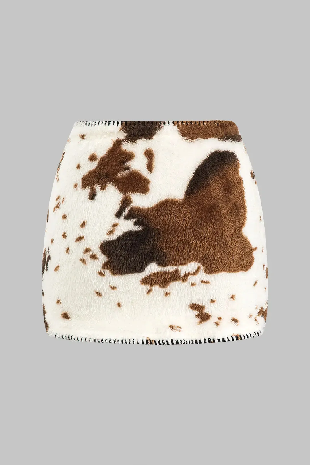 Rosalyn - Stylish Abstract Stitching Detail Woman's Skirt