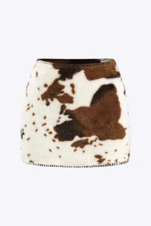 Rosalyn - Stylish Abstract Stitching Detail Woman's Skirt