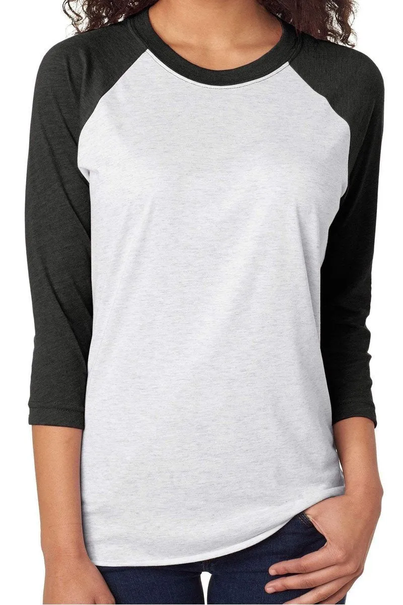 Salty Sunflower Seeds Baseball Tri-Blend Unisex 3/4 Raglan