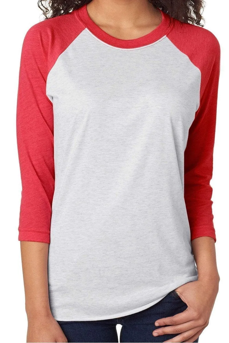 Salty Sunflower Seeds Baseball Tri-Blend Unisex 3/4 Raglan
