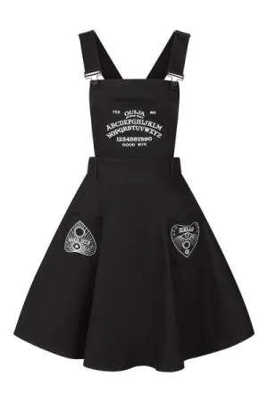 Samara Pinafore Dress - Black -