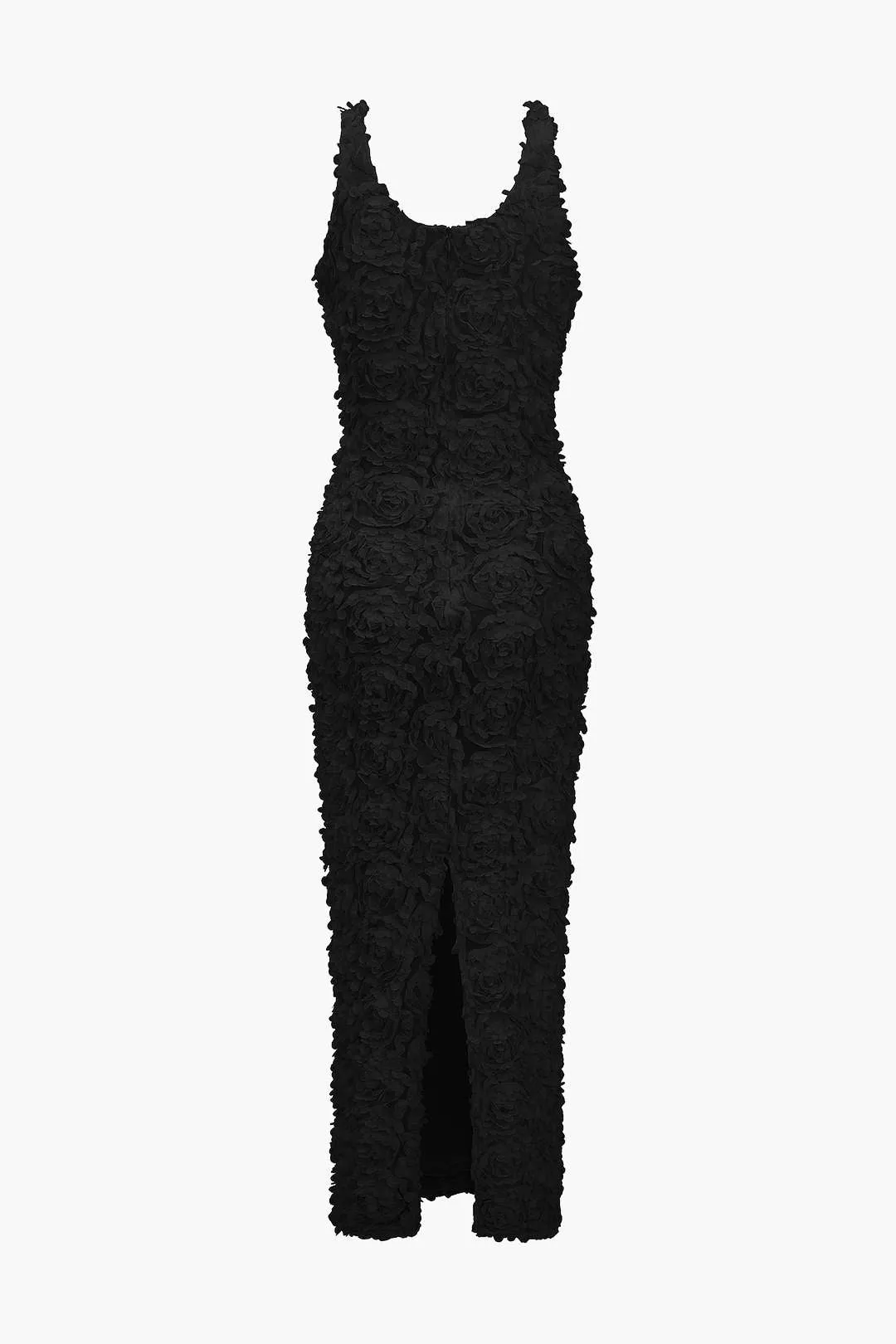Sandy - Chic V neck with Slit Woman's Maxi Dress