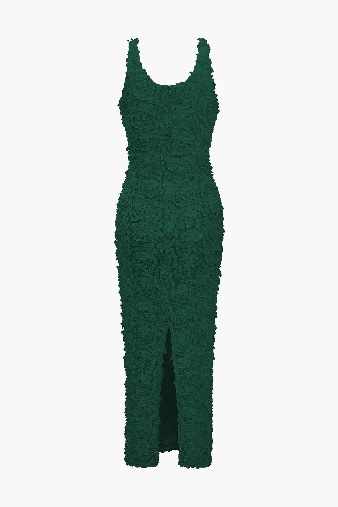 Sandy - Chic V neck with Slit Woman's Maxi Dress