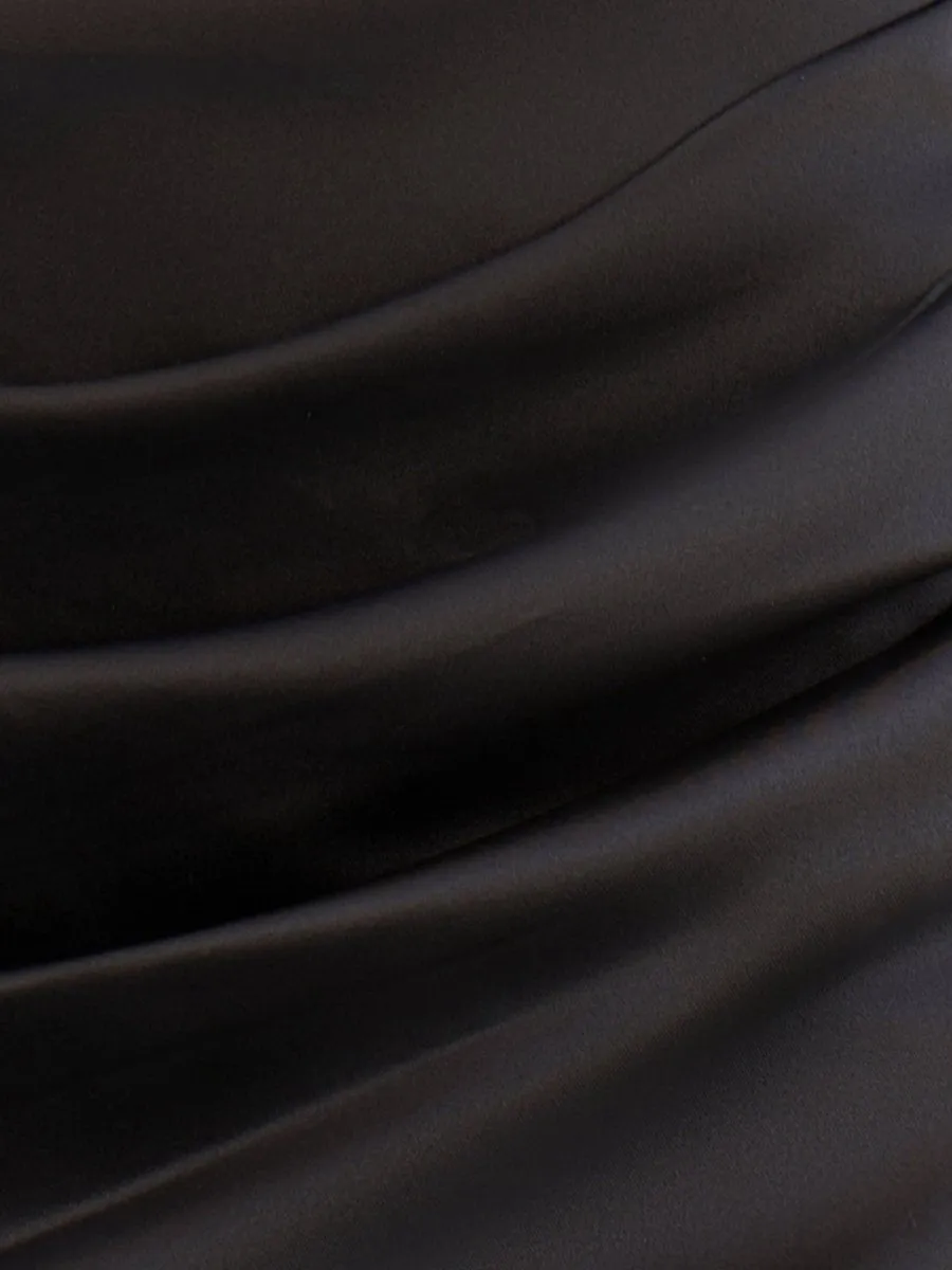 Satin Off the Shoulder Short Homecoming Dresses