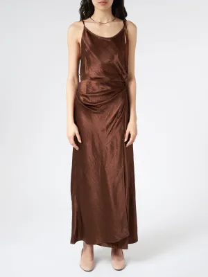 Satin Strap Dress