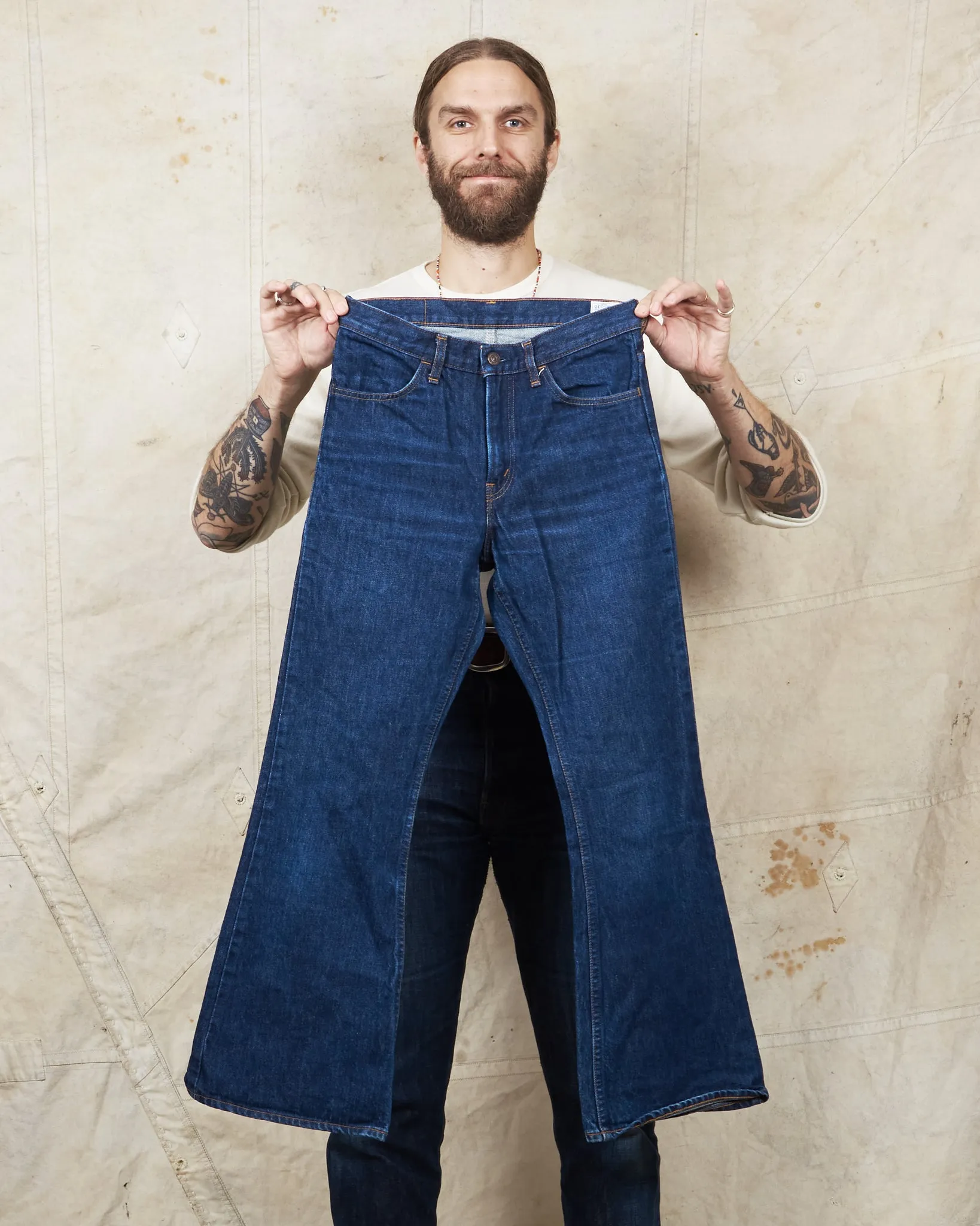 Second Hand OrSlow Womens Bootcut Jeans EU S / 2