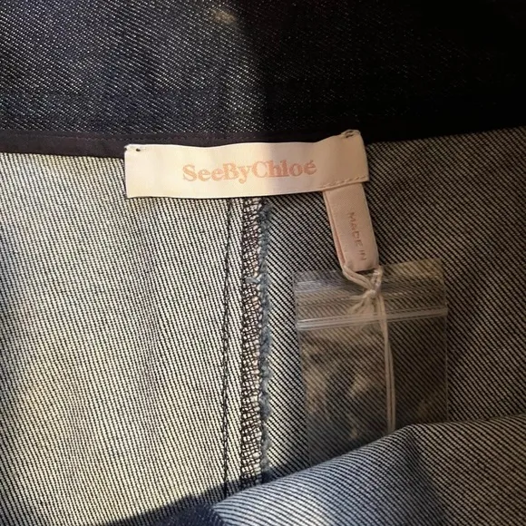 see by chloe Shorts Denim Decorative Brand New Size 40