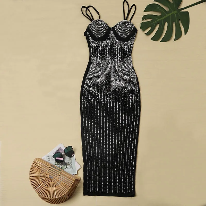 Sequin Glitter Crystal Dress