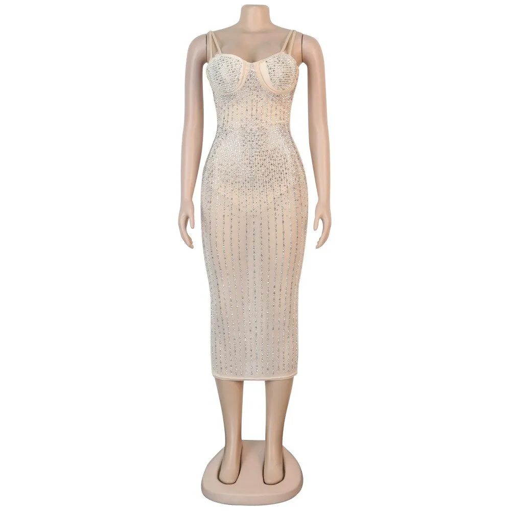 Sequin Glitter Crystal Dress