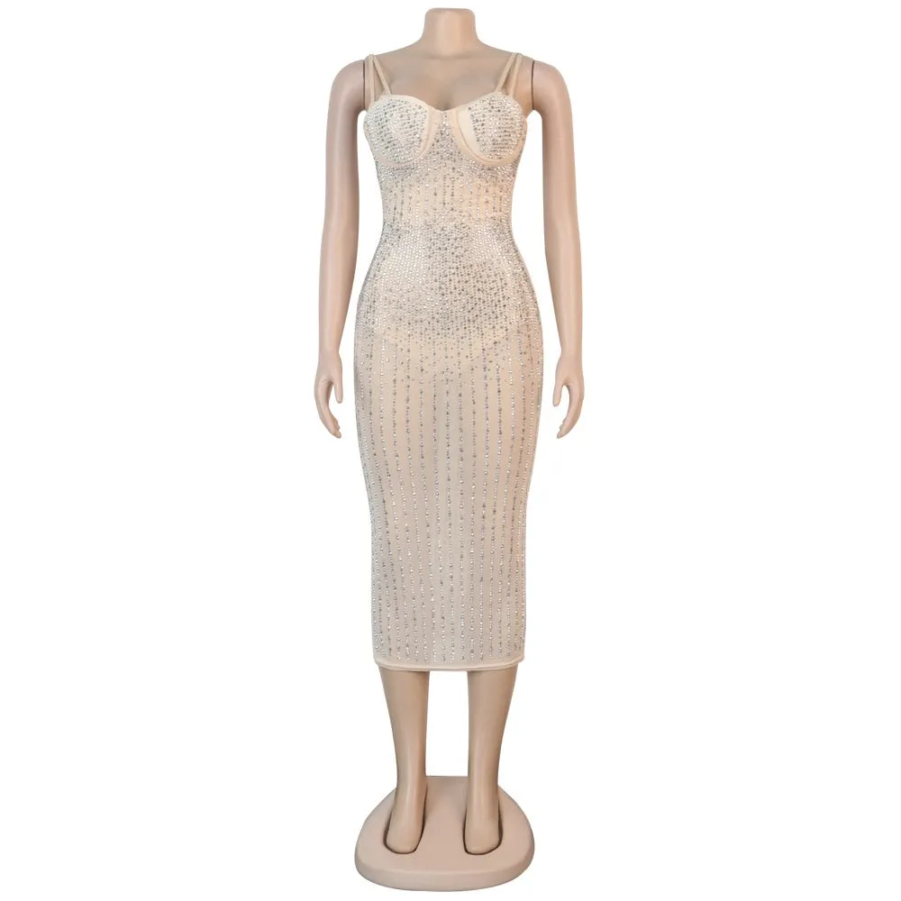 Sequin Glitter Crystal Dress