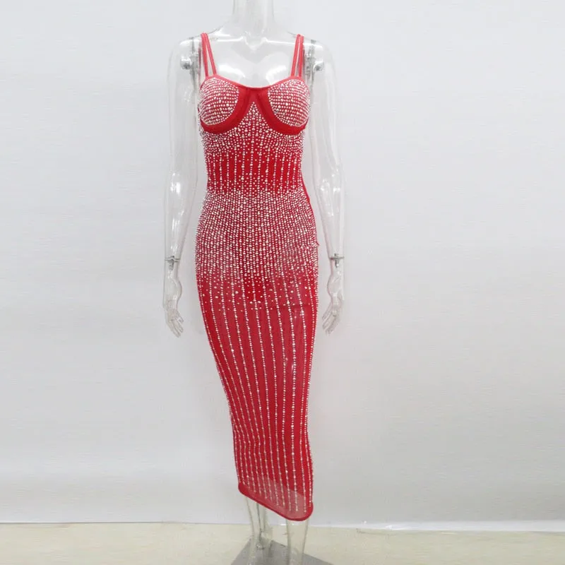 Sequin Glitter Crystal Dress