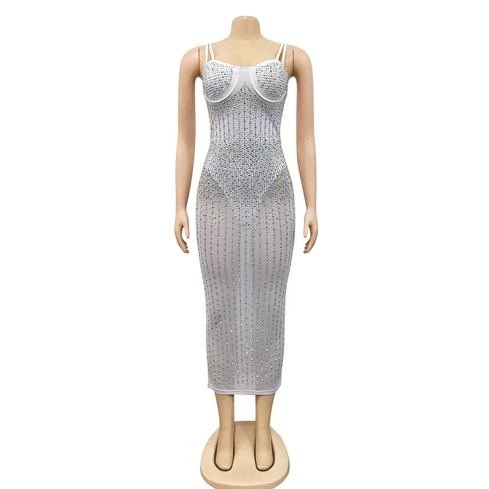 Sequin Glitter Crystal Dress