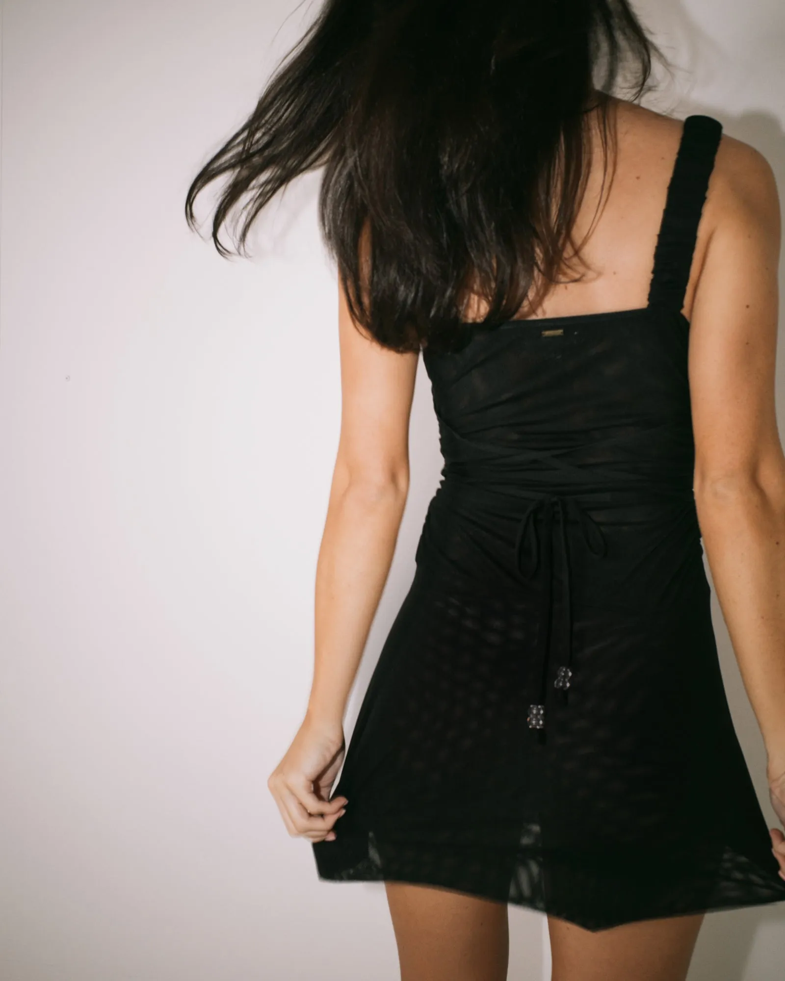 Set Sail Mesh Mini Dress