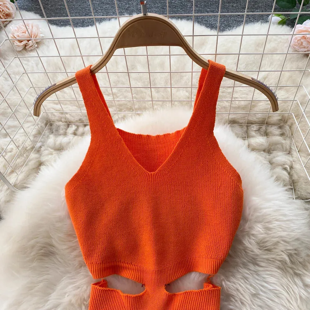 Sexy Cut Out Waist Package Hips