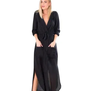 Sexy Split Maxi Long Shirt Dress