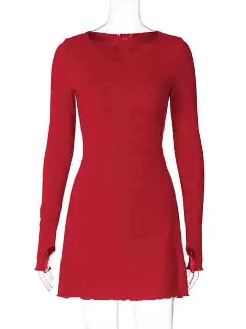 Sexy Tunics High Waist Bandage A-line Short Dresses
