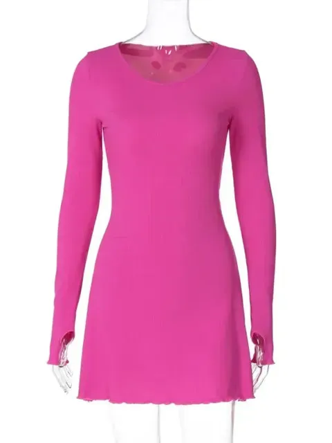 Sexy Tunics High Waist Bandage A-line Short Dresses