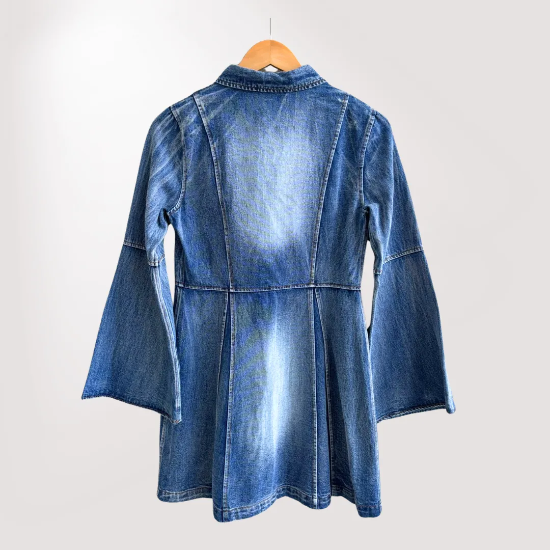 SHANNON DENIM MINI DRESS
