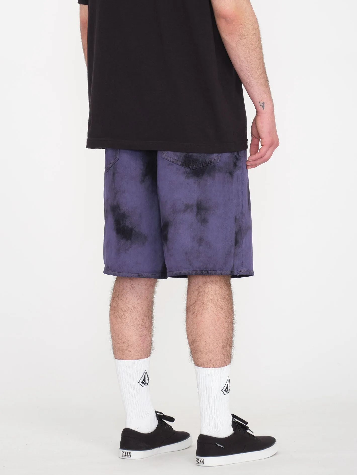 Short Billow Denim - DEEP PURPLE