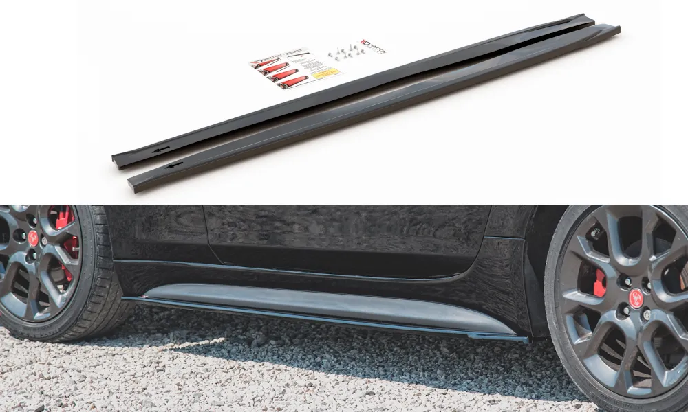 Side Skirts Diffusers Fiat 124 Spider Abarth