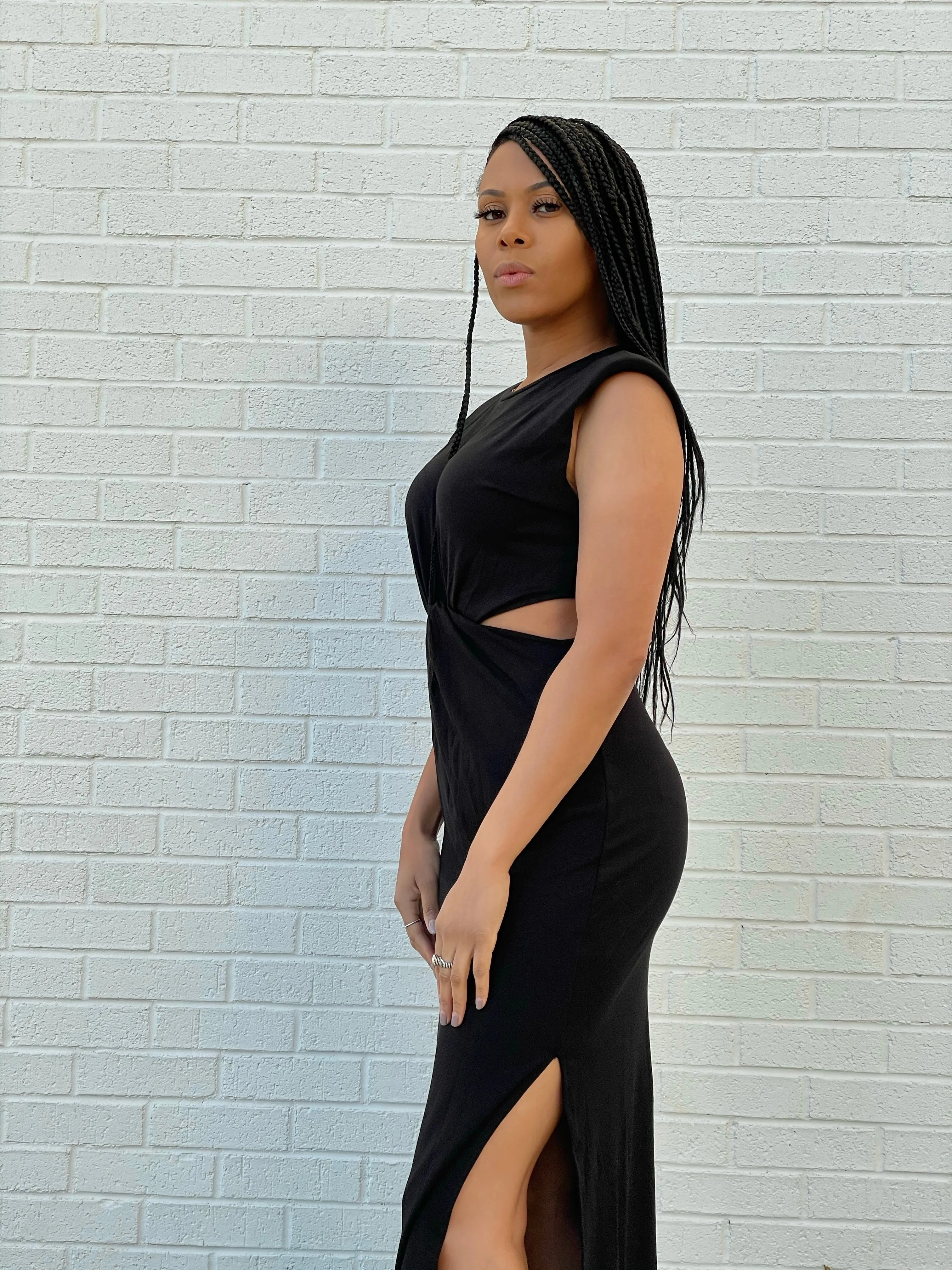 Sierra Front Knot Maxi Dress