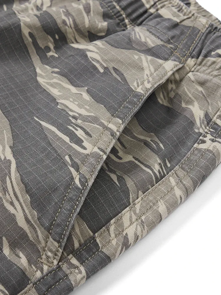 SIMWOOD Vintage Camouflage Cargo Shorts