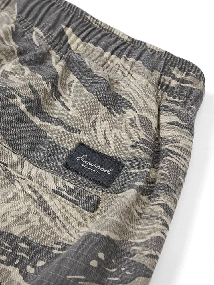 SIMWOOD Vintage Camouflage Cargo Shorts
