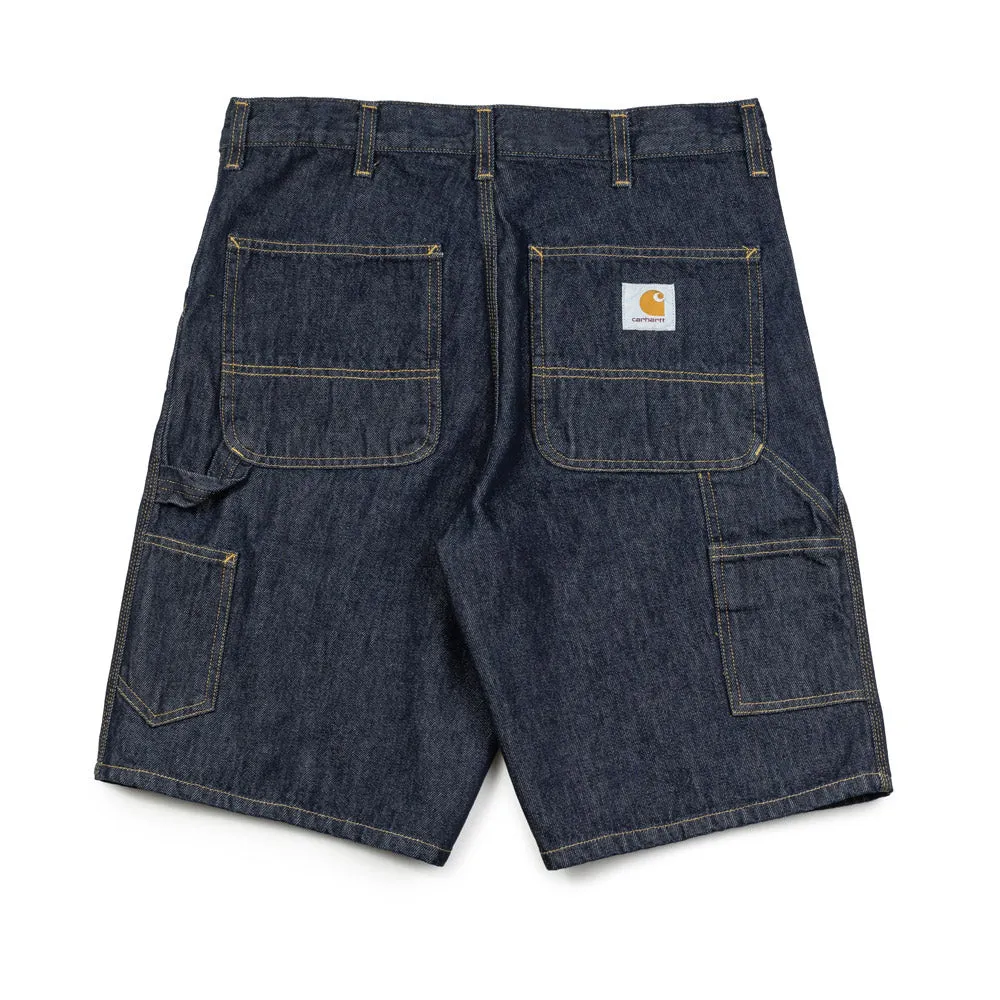 Single Knee Short | Blue (Rinsed)