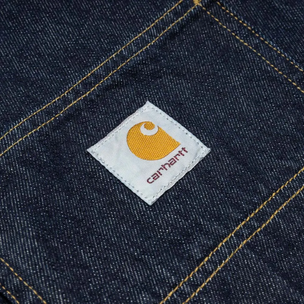Single Knee Short | Blue (Rinsed)