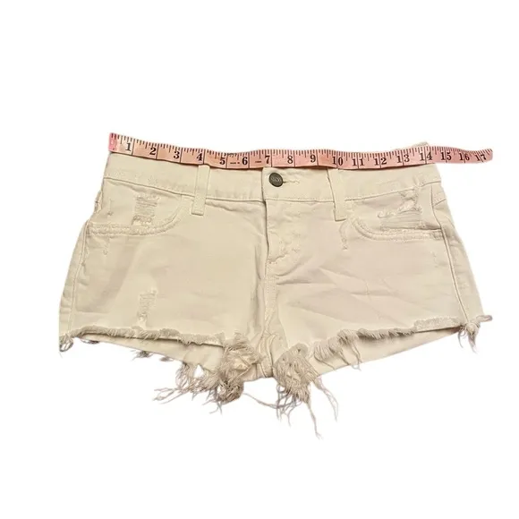 SIWY white denim shorts size 25