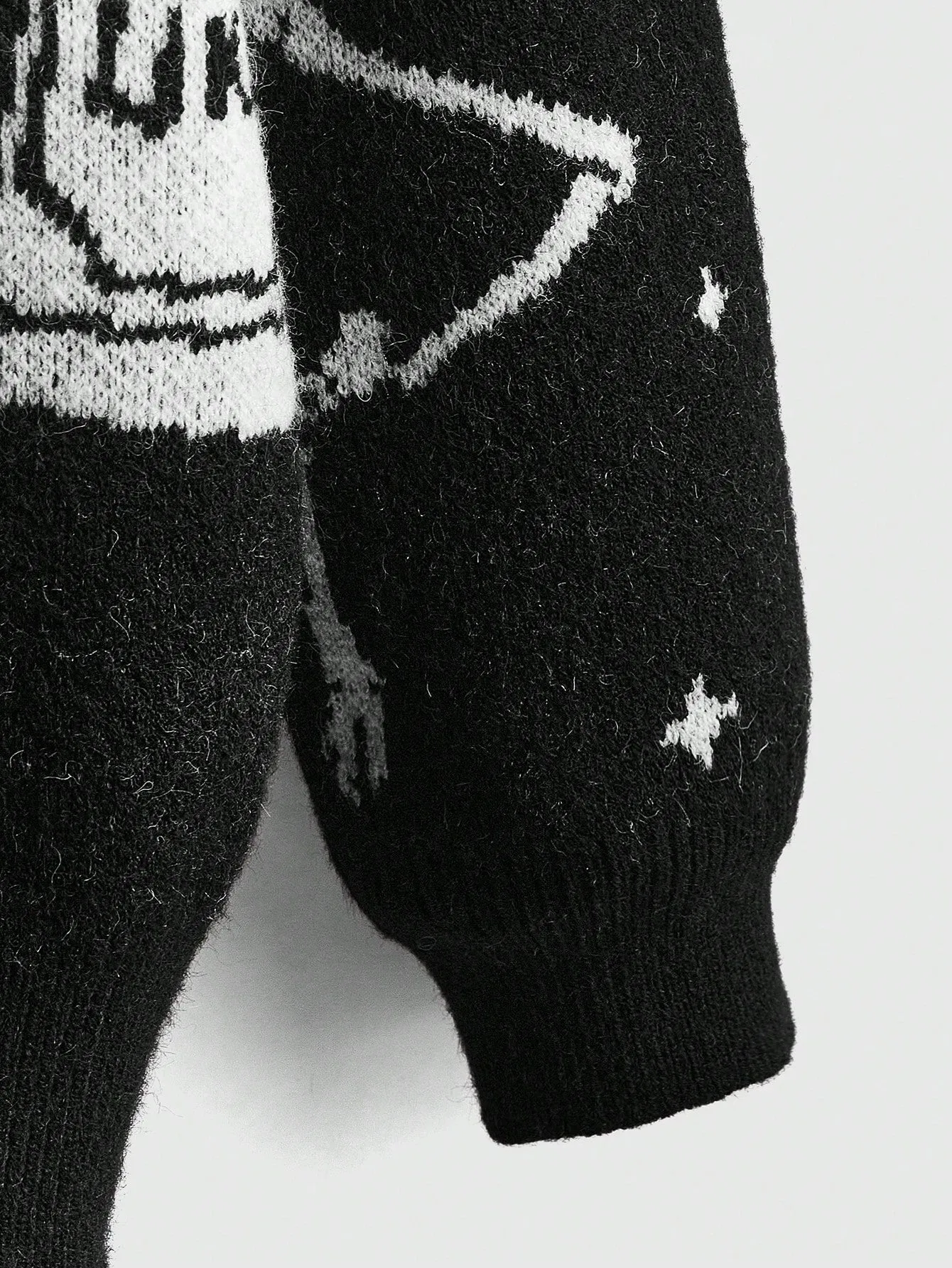 Skull Cozy Knit Sweater
