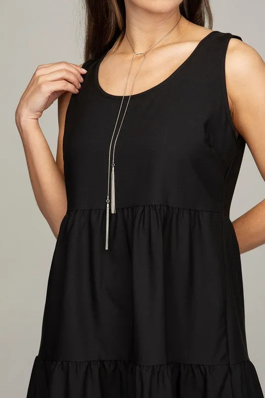 Sleeveless Tiered Dress