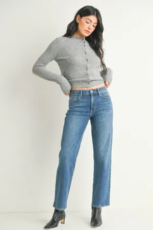 Slim Wide Leg MR - Light Denim