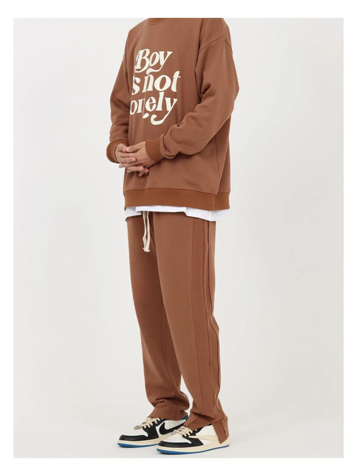 Slit Casual Sports Pants
