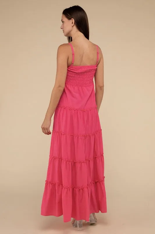 Smocked Tiered Maxi Dress