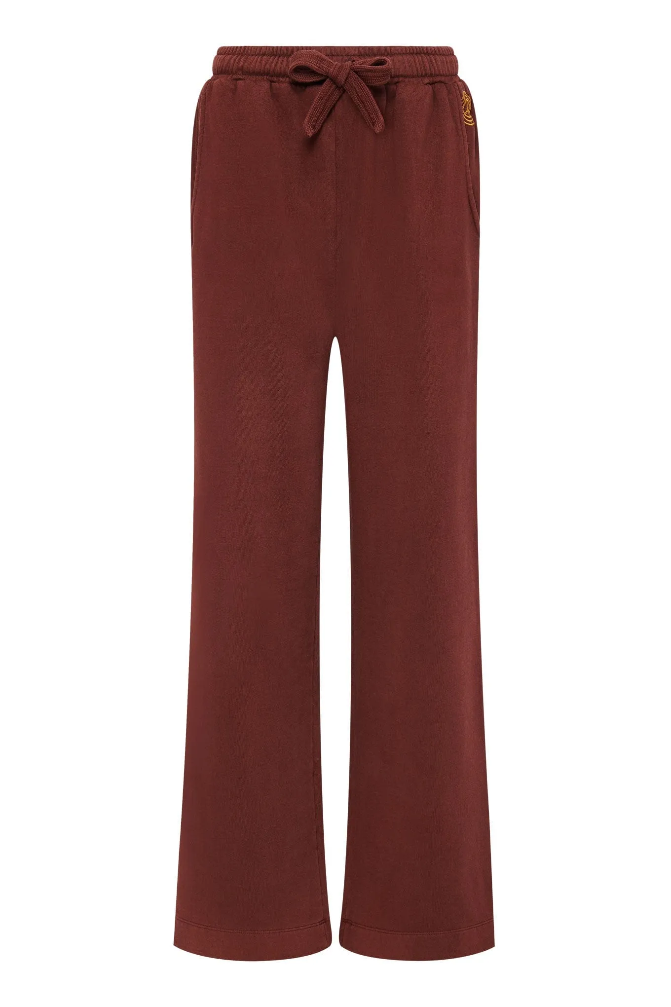 Soleil Women's GOTS Organic Cotton Jogger | Walnut Brown