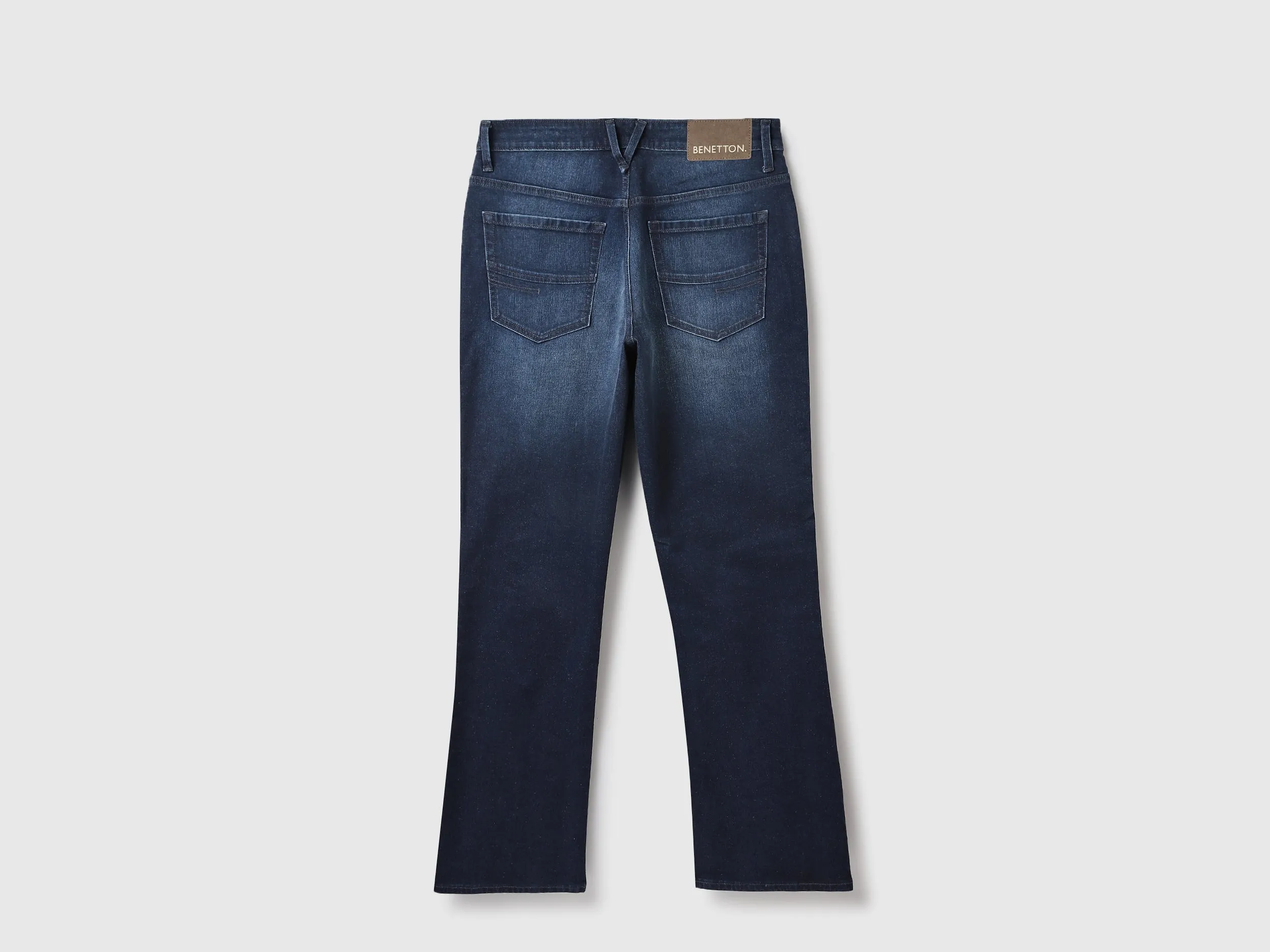 Solid Bootcut Fit Jeans